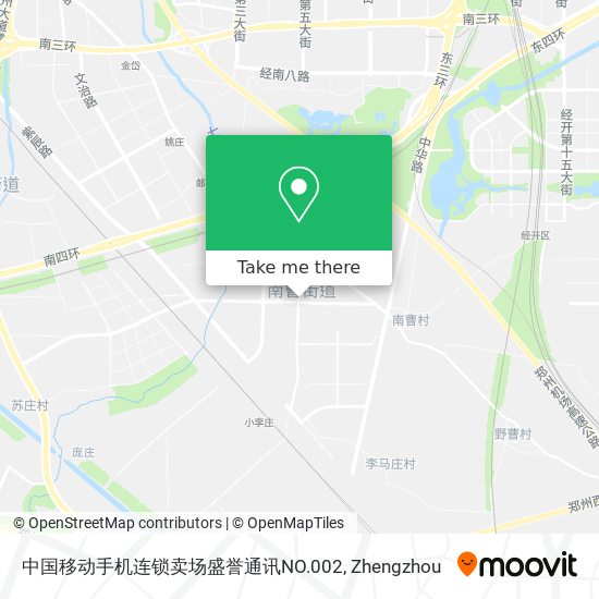 中国移动手机连锁卖场盛誉通讯NO.002 map