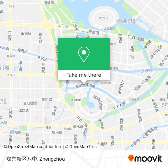 郑东新区八中 map