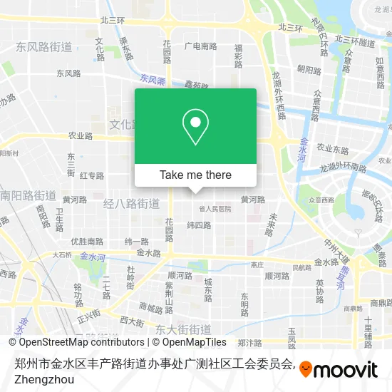 郑州市金水区丰产路街道办事处广测社区工会委员会 map