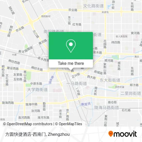 方圆快捷酒店-西南门 map