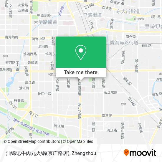 汕锦记牛肉丸火锅(京广路店) map