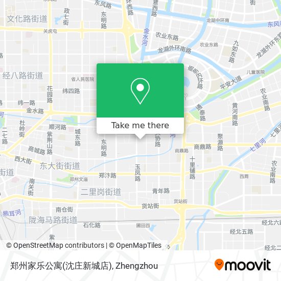 郑州家乐公寓(沈庄新城店) map
