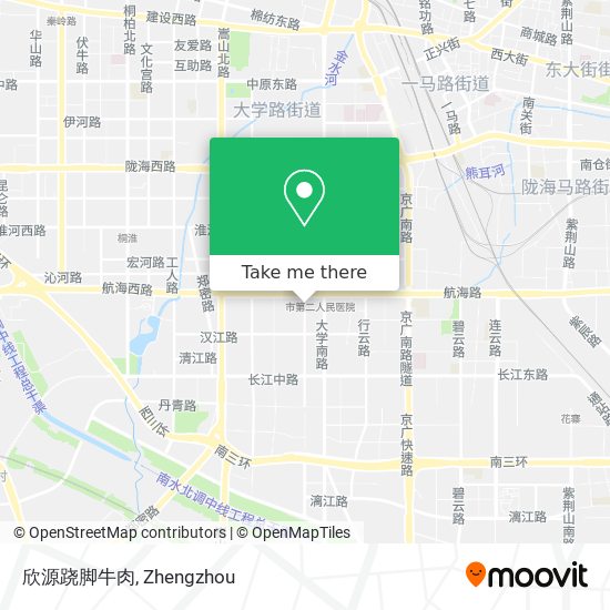 欣源跷脚牛肉 map