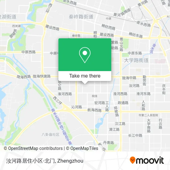 汝河路居住小区-北门 map