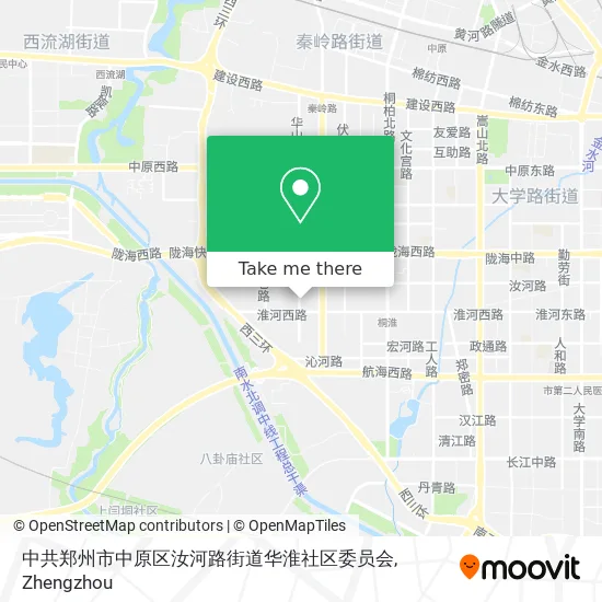 中共郑州市中原区汝河路街道华淮社区委员会 map