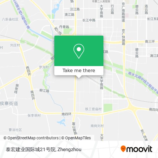 泰宏建业国际城21号院 map