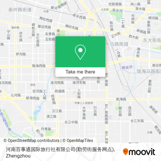 河南百事通国际旅行社有限公司(勤劳街服务网点) map
