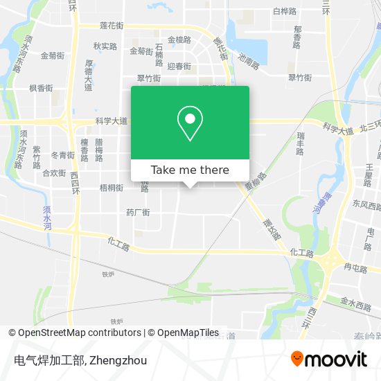电气焊加工部 map