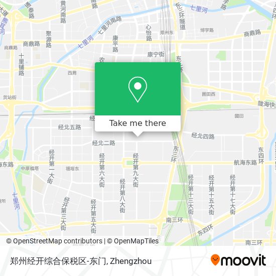 郑州经开综合保税区-东门 map