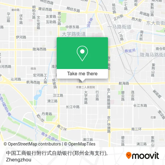 中国工商银行附行式自助银行(郑州金海支行) map