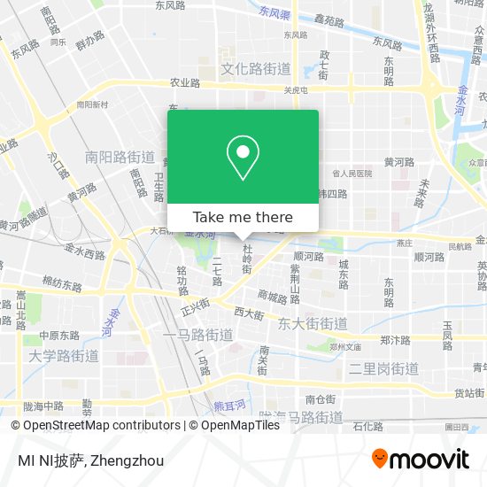 MI NI披萨 map