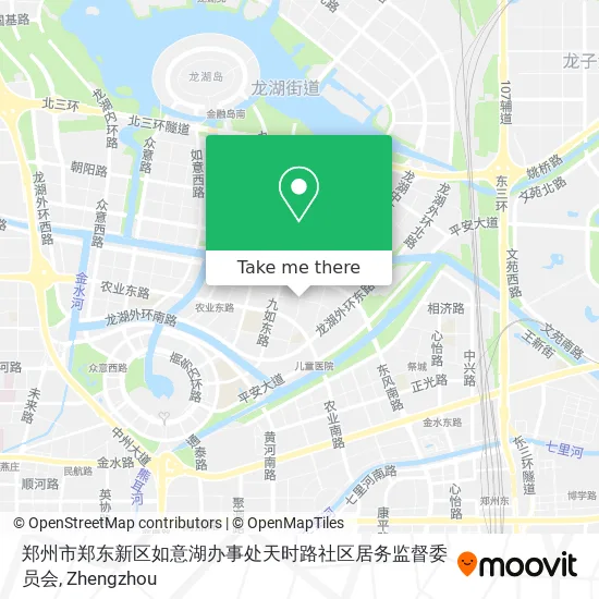 郑州市郑东新区如意湖办事处天时路社区居务监督委员会 map