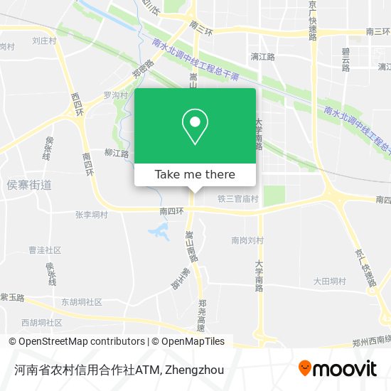 河南省农村信用合作社ATM map