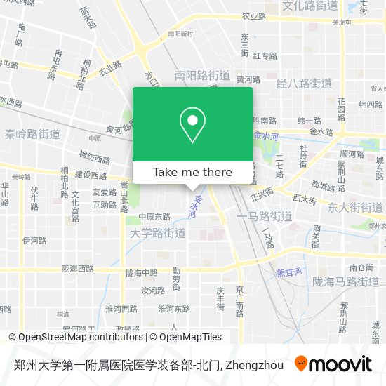 郑州大学第一附属医院医学装备部-北门 map