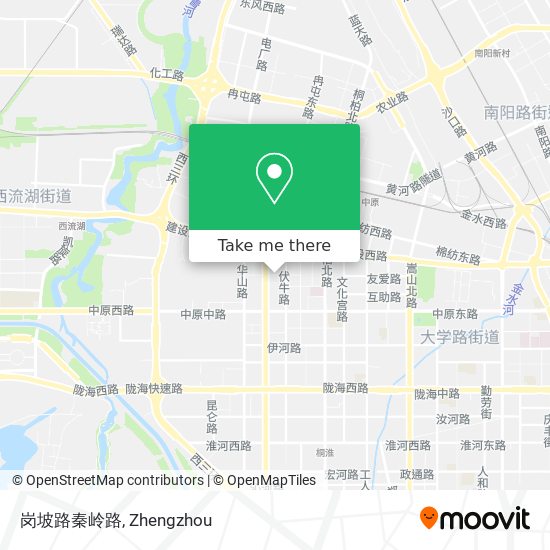 岗坡路秦岭路 map