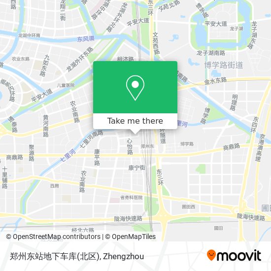 郑州东站地下车库(北区) map