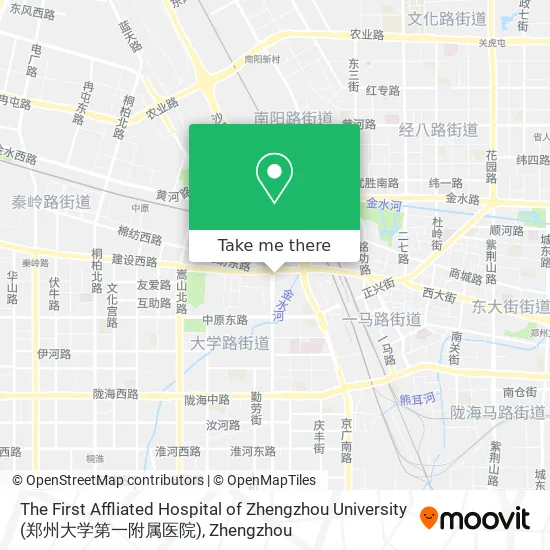 The First Affliated Hospital of Zhengzhou University (郑州大学第一附属医院) map