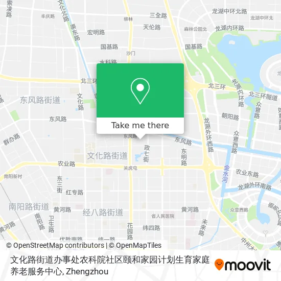 文化路街道办事处农科院社区颐和家园计划生育家庭养老服务中心 map