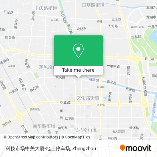 科技市场中关大厦-地上停车场 map