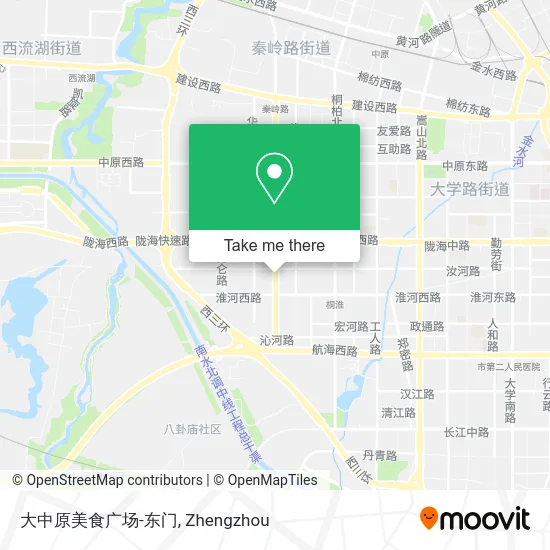 大中原美食广场-东门 map
