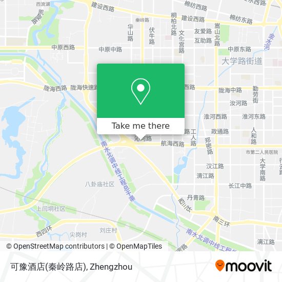 可豫酒店(秦岭路店) map