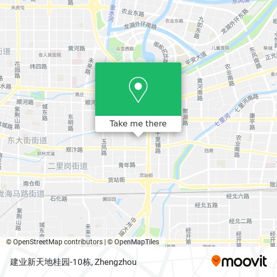 建业新天地桂园-10栋 map