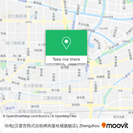 街电(汉釜宫韩式自助烤肉曼哈顿旗舰店) map