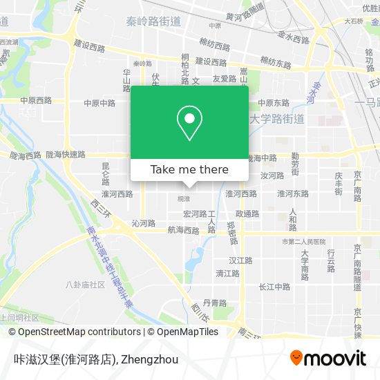 咔滋汉堡(淮河路店) map