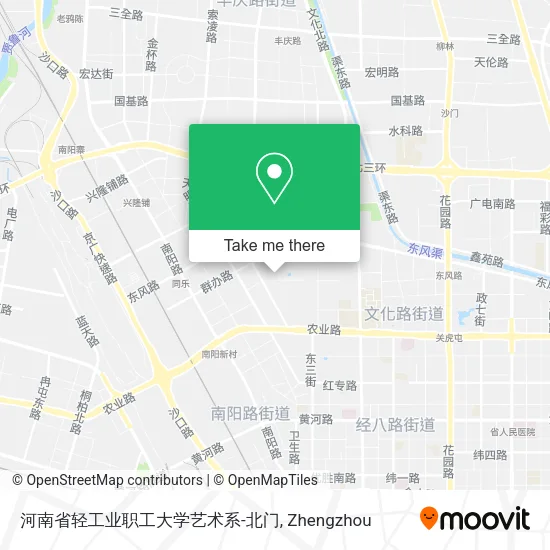 河南省轻工业职工大学艺术系-北门 map