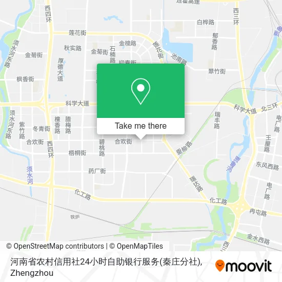 河南省农村信用社24小时自助银行服务(秦庄分社) map
