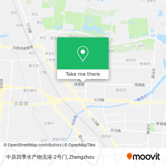 中原四季水产物流港-2号门 map