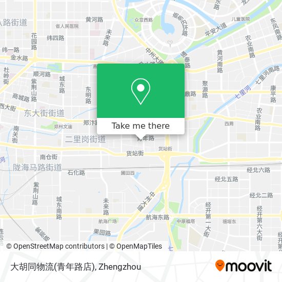 大胡同物流(青年路店) map