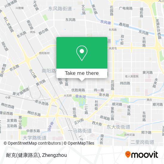 耐克(健康路店) map