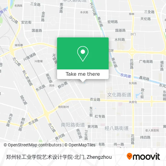 郑州轻工业学院艺术设计学院-北门 map