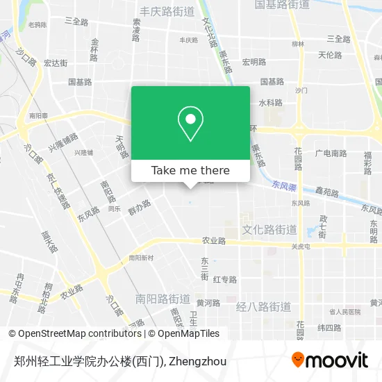 郑州轻工业学院办公楼(西门) map