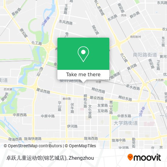 卓跃儿童运动馆(锦艺城店) map