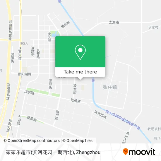 家家乐超市(滨河花园一期西北) map