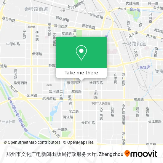 郑州市文化广电新闻出版局行政服务大厅 map