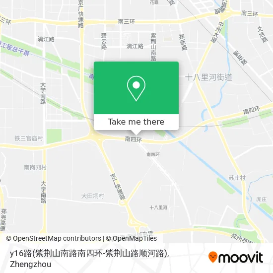 y16路(紫荆山南路南四环-紫荆山路顺河路) map