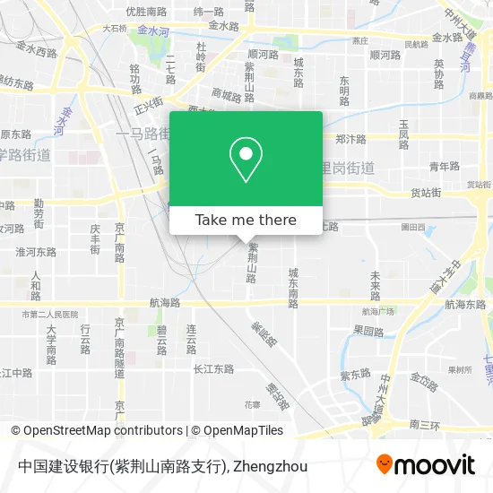 中国建设银行(紫荆山南路支行) map