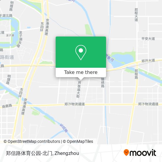 郑信路体育公园-北门 map