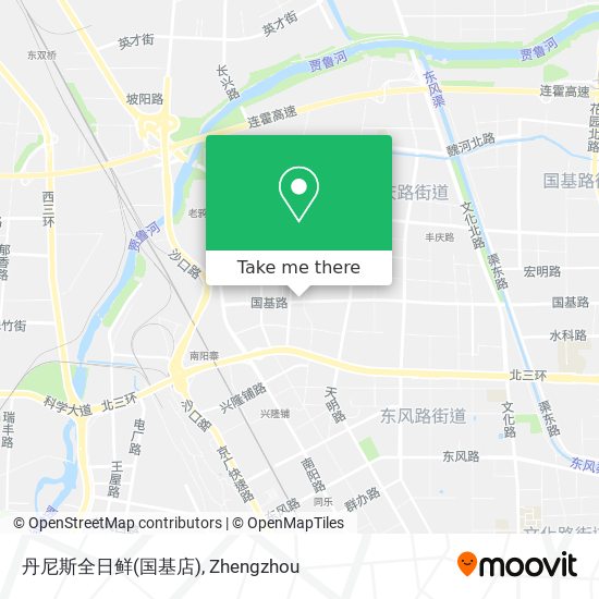 丹尼斯全日鲜(国基店) map