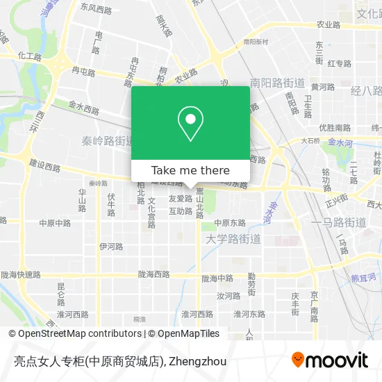亮点女人专柜(中原商贸城店) map