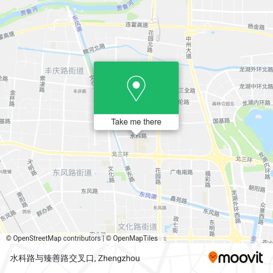 水科路与臻善路交叉口 map