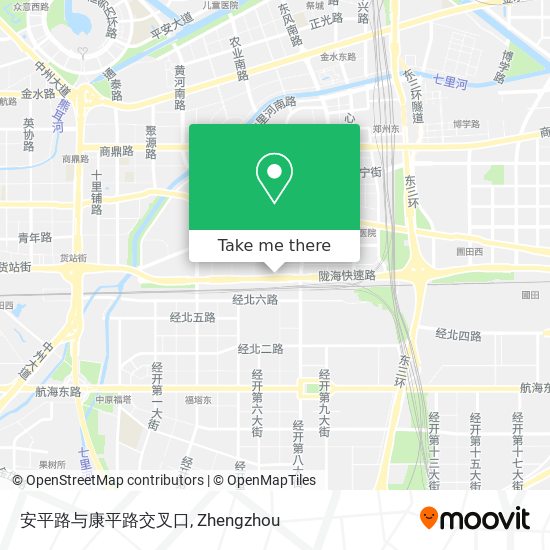 安平路与康平路交叉口 map