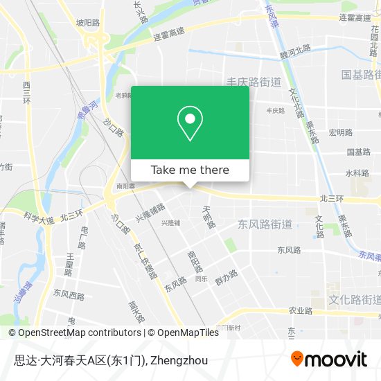 思达·大河春天A区(东1门) map