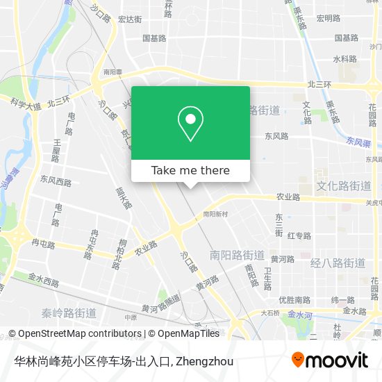 华林尚峰苑小区停车场-出入口 map