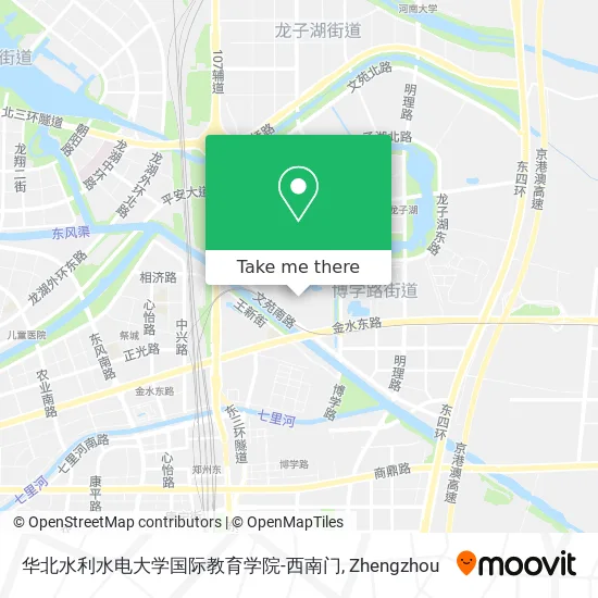 华北水利水电大学国际教育学院-西南门 map
