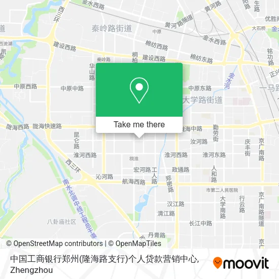 中国工商银行郑州(隆海路支行)个人贷款营销中心 map
