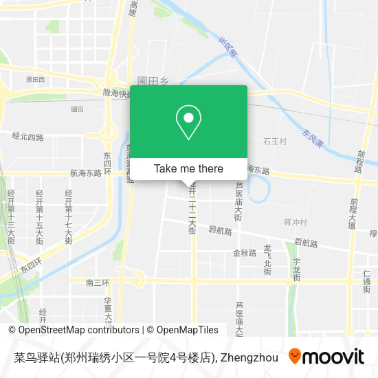 菜鸟驿站(郑州瑞绣小区一号院4号楼店) map